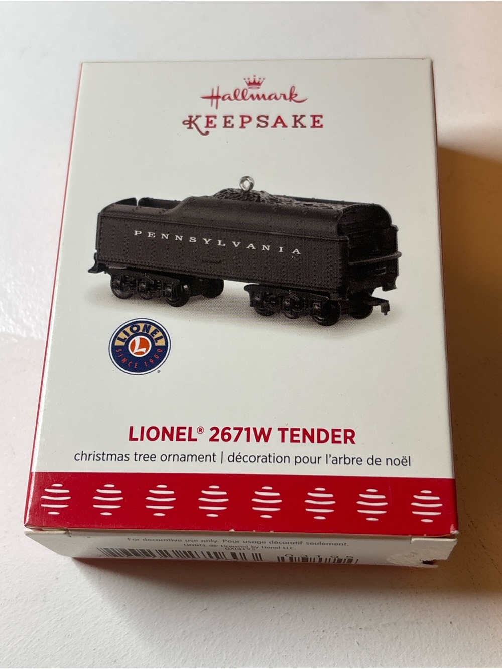 Hallmark Keepsake Lionel 2671W Tender Train Ornament – Die-Cast Metal